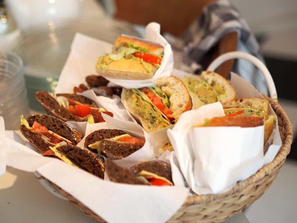 Verse biologische lunch bij vergaderruimte 8 personen