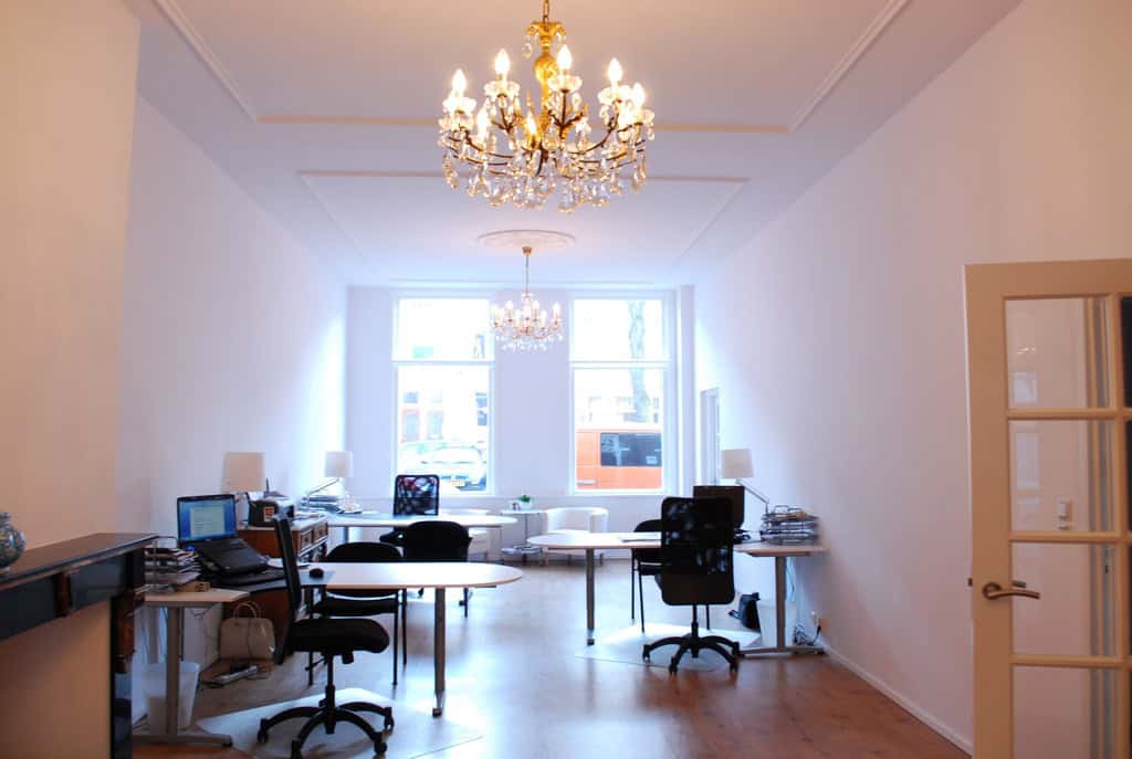 Theresia impressie werkplekken opstelling